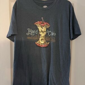 Hard Core NYC Graphic Tee - Blue